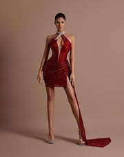 Rochie Albina Dyla lunga bronz