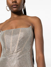 Rochie Giuseppe di Morabito scurta cu cristale
