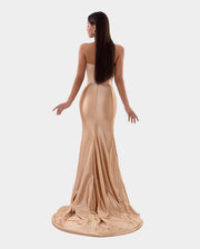 Rochie Albina Dyla bej cu cristale