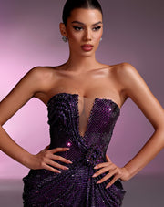 Rochie Vlora lunga mov