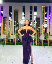 Rochie Vlora lunga mov