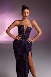 Rochie Vlora lunga mov